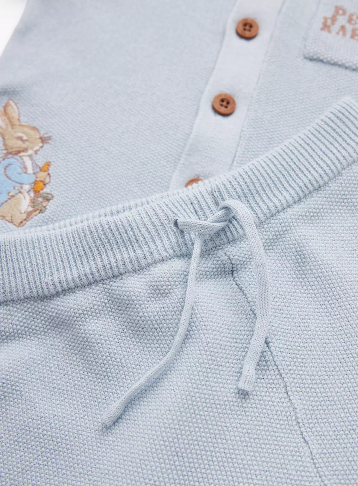 Kostum Peter Rabbit me Thyerje (Knit) – 100% Pambuk Premium