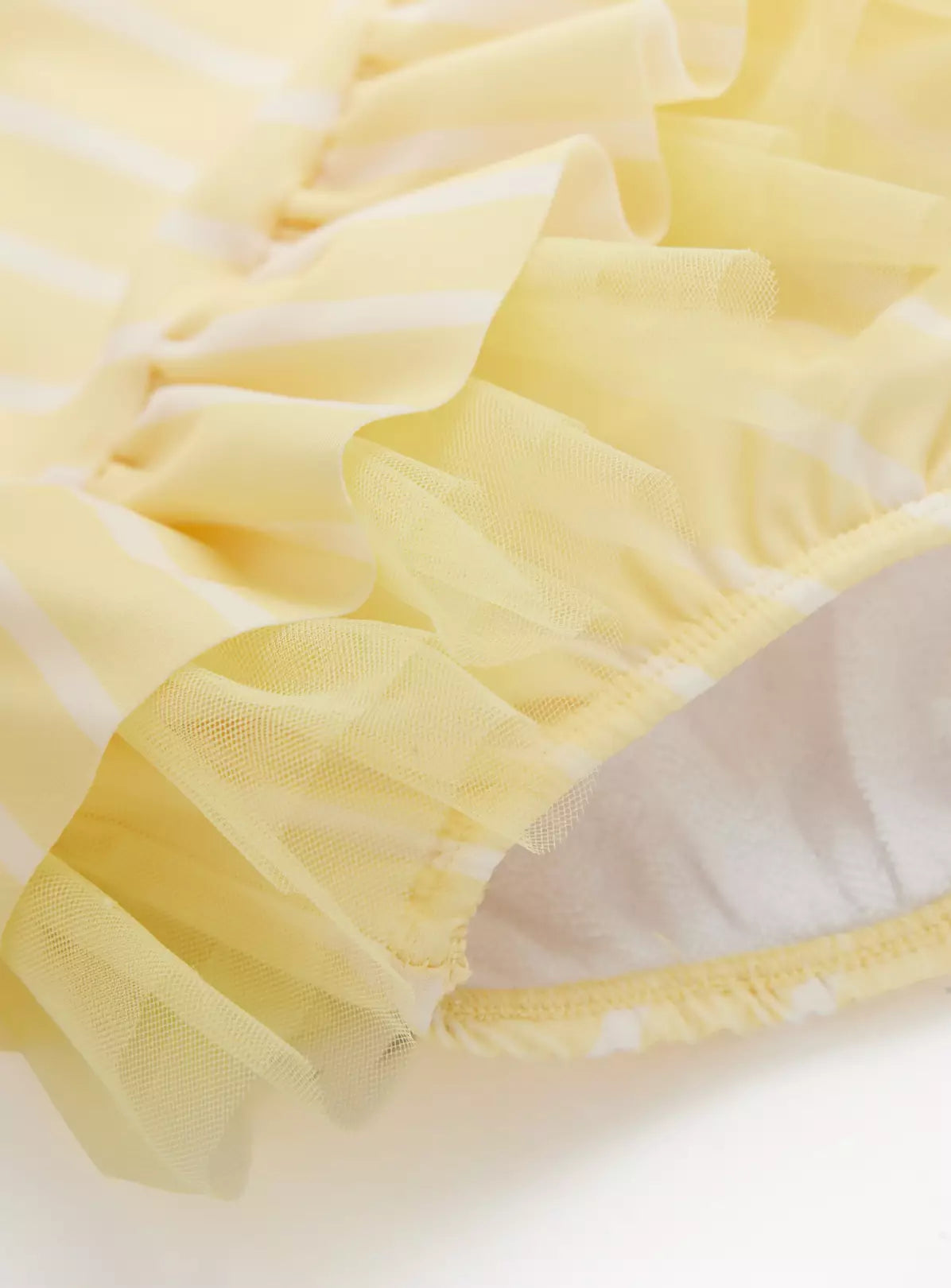 Body Plazhi me Pelene te Integruar UV UPF 50+ "Lemon Stripe"