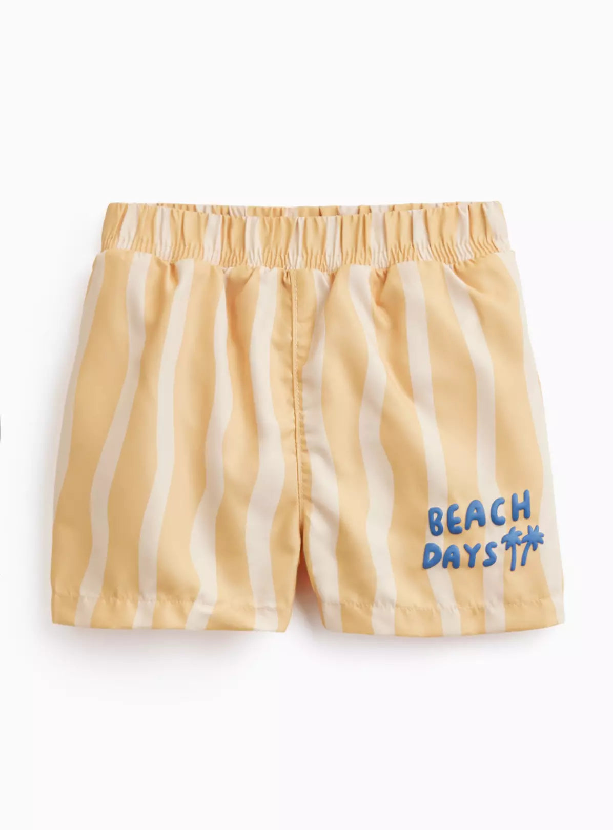 Pantallona Plazhi "Yellow Wavy Print" - Beach Days