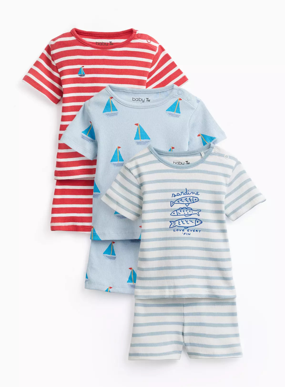 Set me 3 Kostume Bluze & Tuta "Sailor Theme"