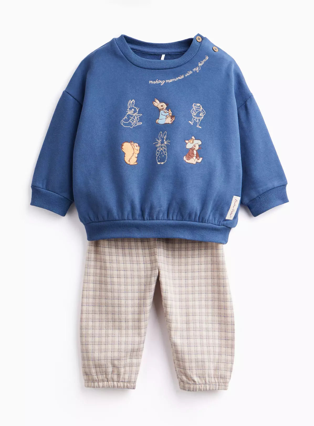 Kostum Dypjesesh "Peter Rabbit" – Blu & Bezhe