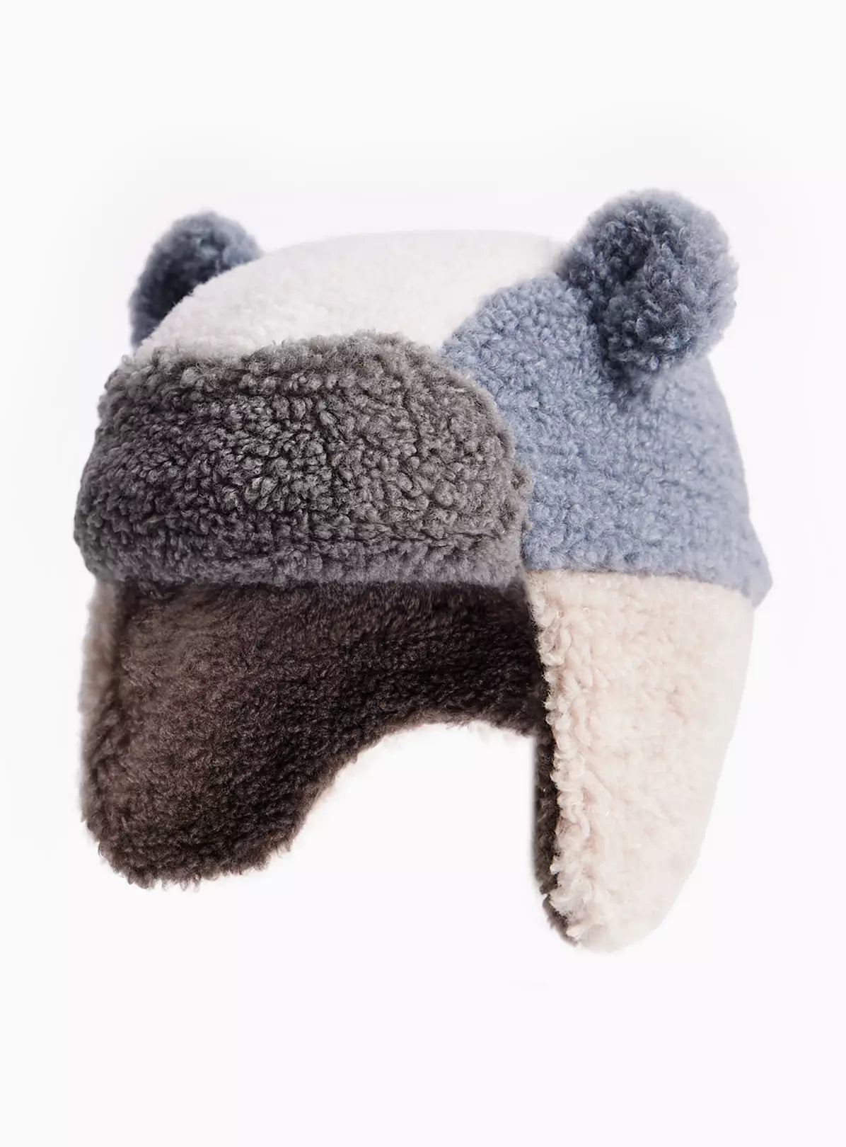 Kapele Trapper Blu Colorblock me Veshe Arushi