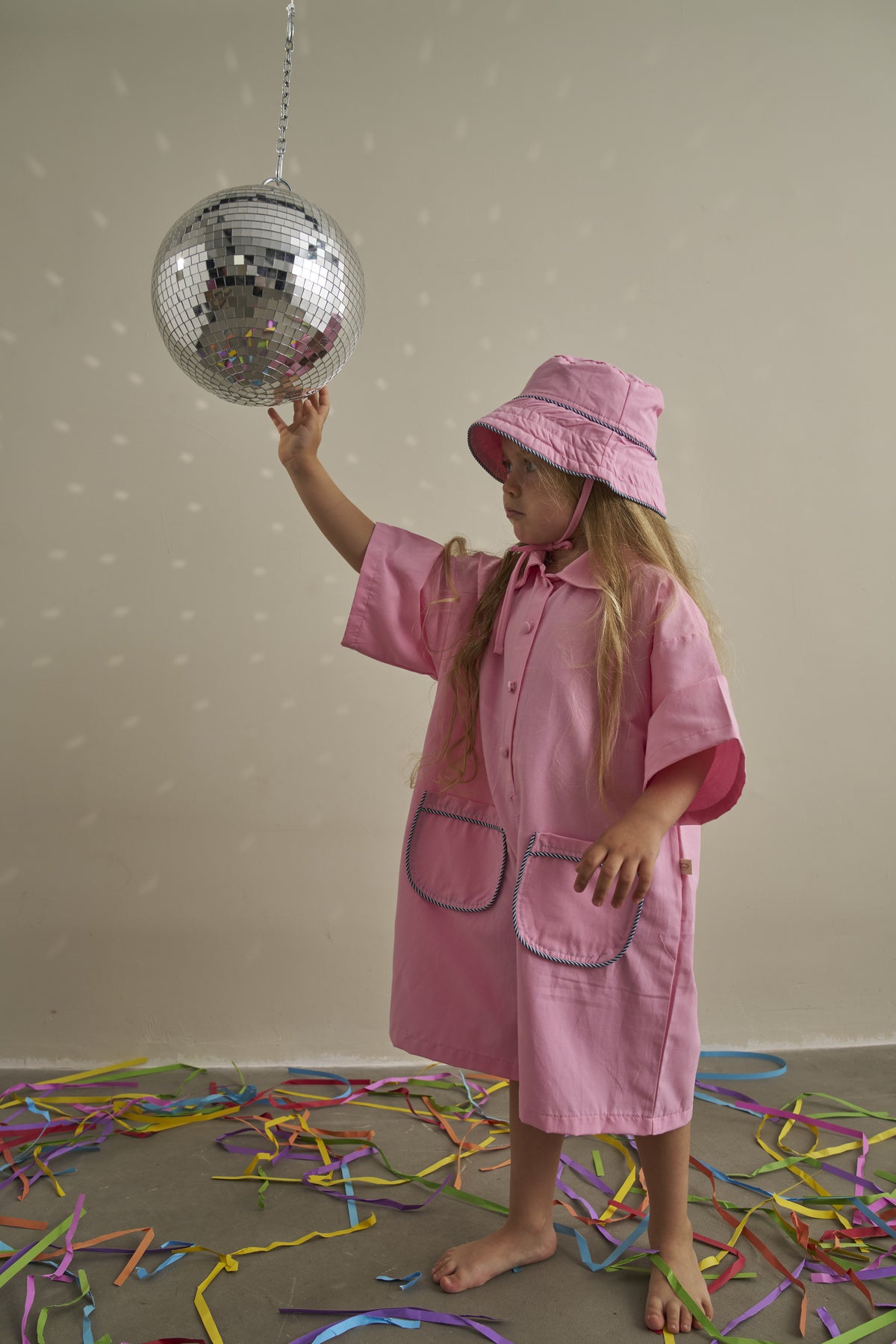 Palicete Oversize me Kapele - Candy Pink