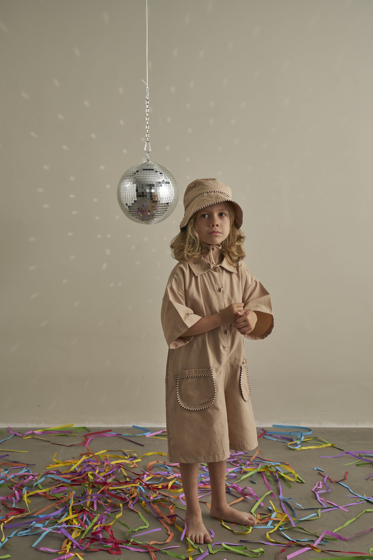 Palicete Oversize me Kapele - Beige