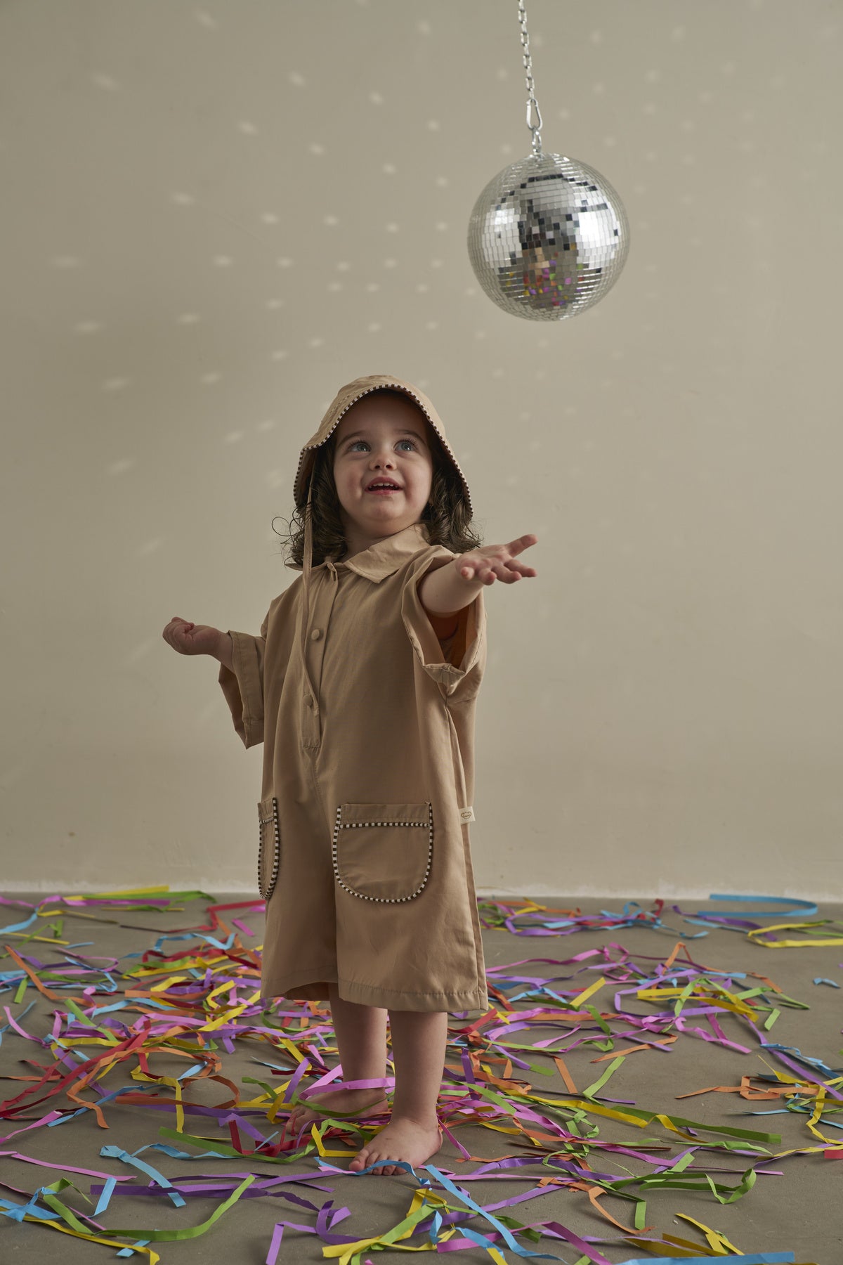 Palicete Oversize me Kapele - Beige